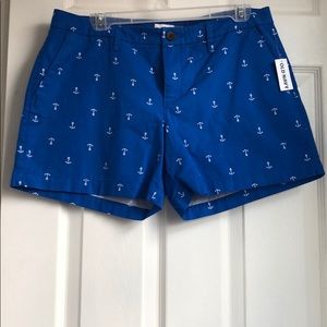 NWT Anchor pattern shorts for summer ✨ Size 8